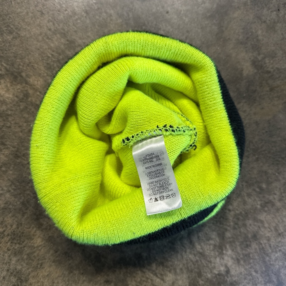 Neon Striped Nike Beanie - Picture 4 of 4